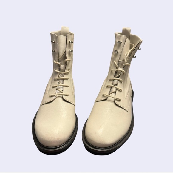 Rag & Bone Slayton Lace-Up Combat Boot Tumbled Leather (EU37 US6.5 W) - Picture 2 of 5